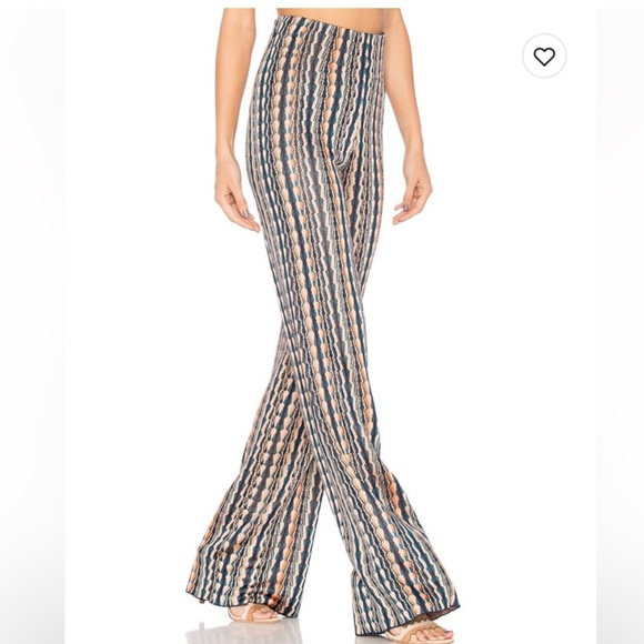 ❗️SOLD❗️NBD Grayson Night Sky Bodycon Flare Pants. Size M - Picture 1 of 9